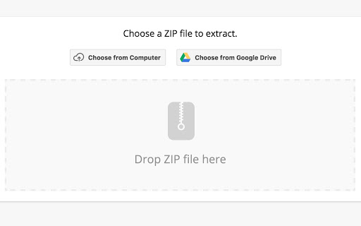 google chrome zip extractor